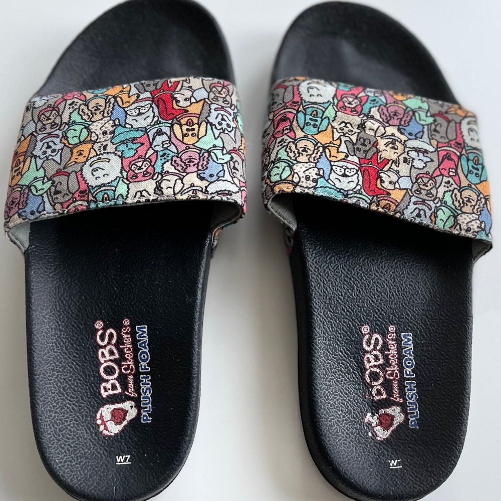 Bobs Skechers slide sandals